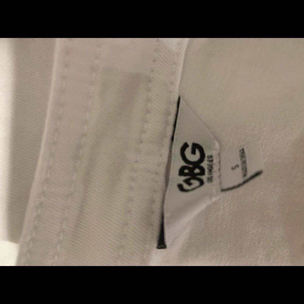 GBG los angeles button down white denim dress - Picture 4 of 4